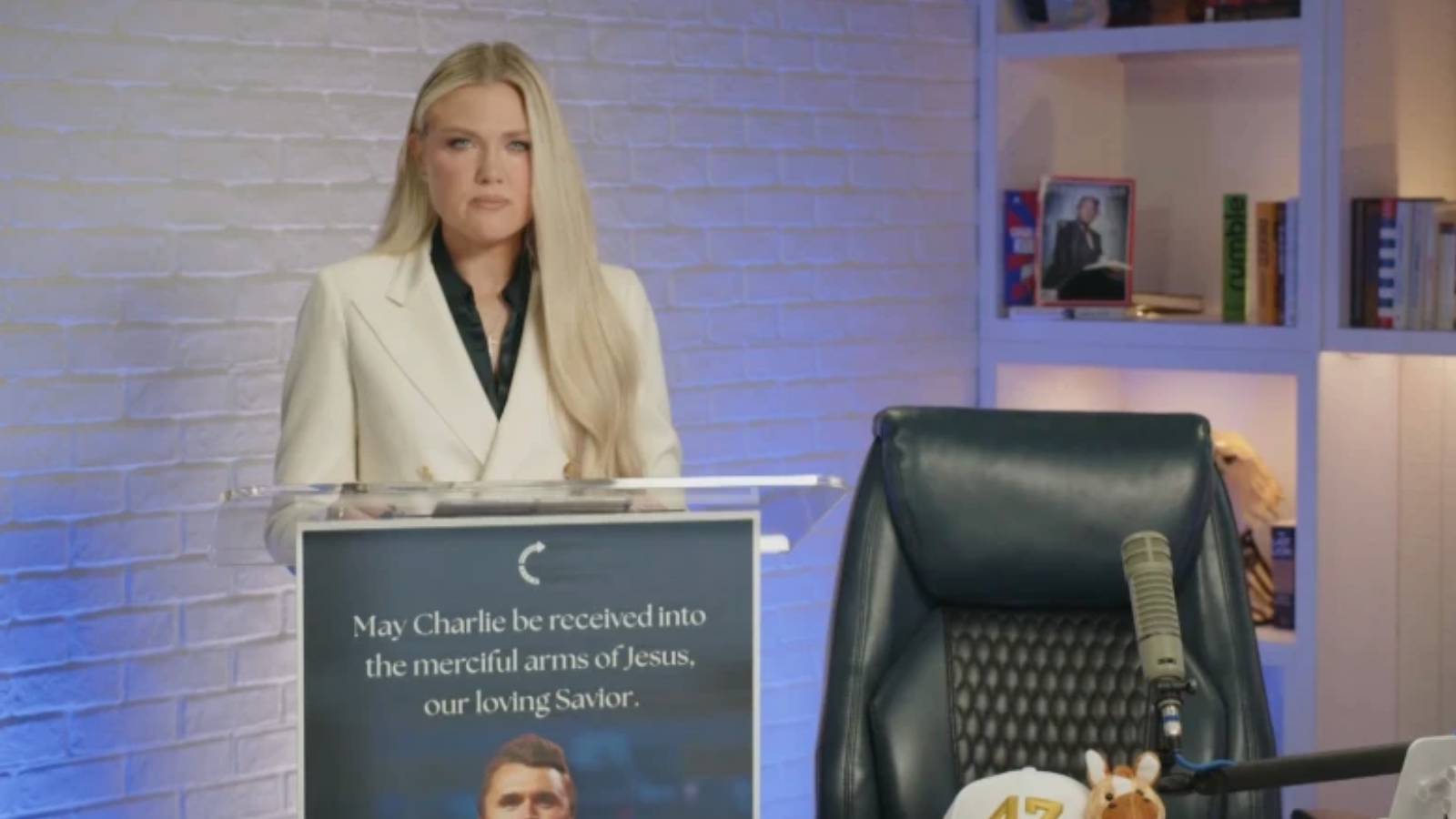 charlie kirkun esi konustu cigligim tum dunyada yankilanacak LLbtUGV9