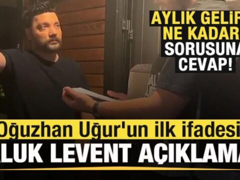 Oguzhan ugurun ifadesi haluk levent aciklamasi aylik gelirin ne kadar sorusuna cevap grHu5tfU